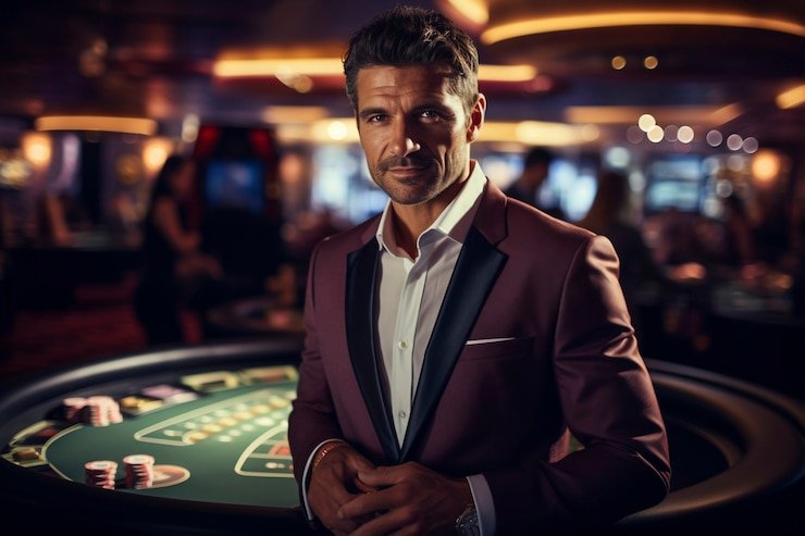 Studio live blackjack budimanjoss dengan dealer profesional dan tampilan multi-kamera berkualitas HD